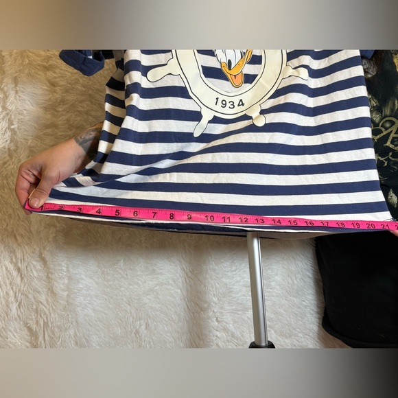 Disney Her Universe Donald Duck 1934 | Navy and White Striped Tee | XL - Picture 7 of 10